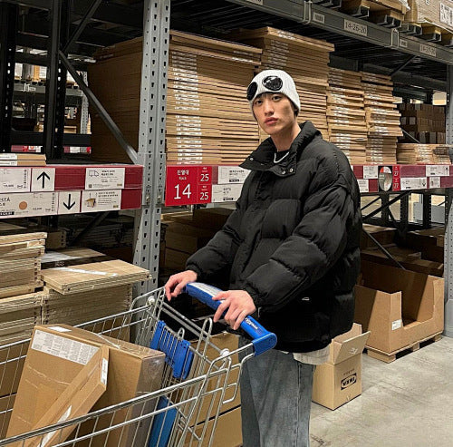 Beanie Hat with Integrated Goggles