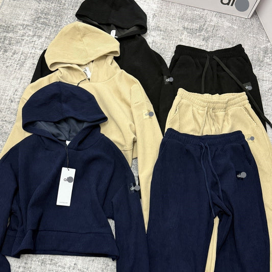 Corduroy Two-Piece Lounge Set